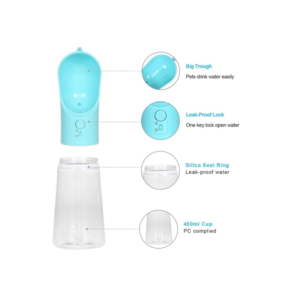 UPSKY DOG LEAK-FREE PORTABLE WATER BOTTLE DISPENSER - Picture 3 of 3